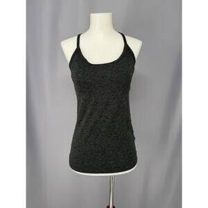 Patagonia Tank Top Womens Small Gray Strappy Back Scoop Neck Stretch Athletic